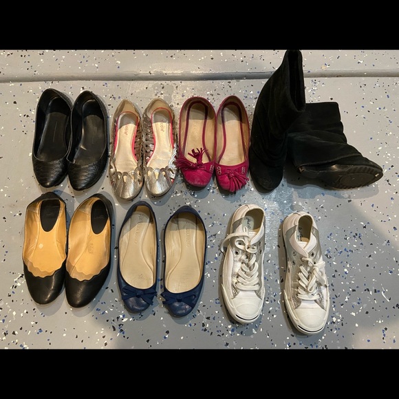 7 pairs flats boot 6.5 bundle sale open to offer